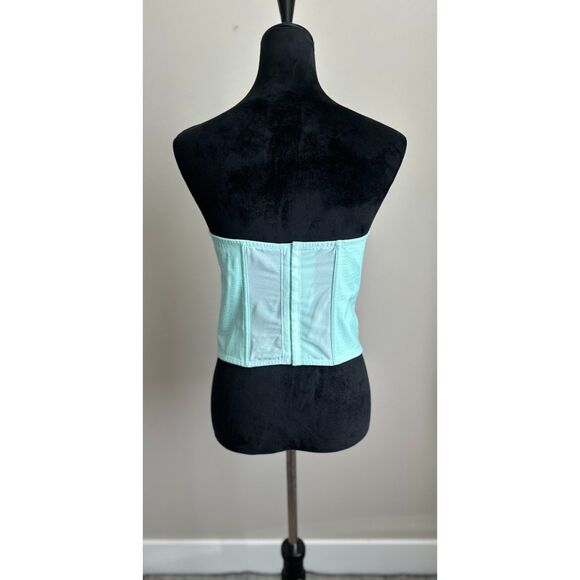 Savage x Fenty Women's "Queen of the Galaxy" Blue Light Embossed Corset Size 3XL - Picture 3 of 9